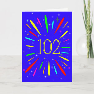102.ª Tarjeta de Explosión de Cumpleaños