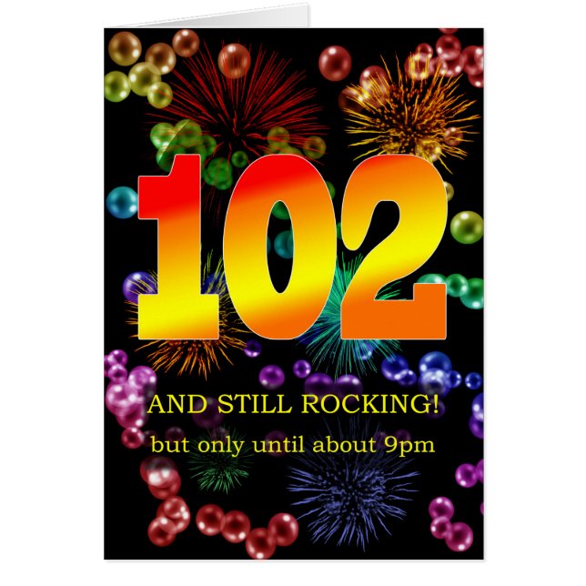 102.º Cumpleaños Aún Sacudiendo (Frente)