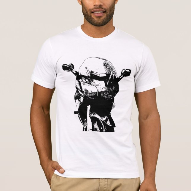 #102Z Yamaha FJR 1300 inspiró la camiseta (Anverso)