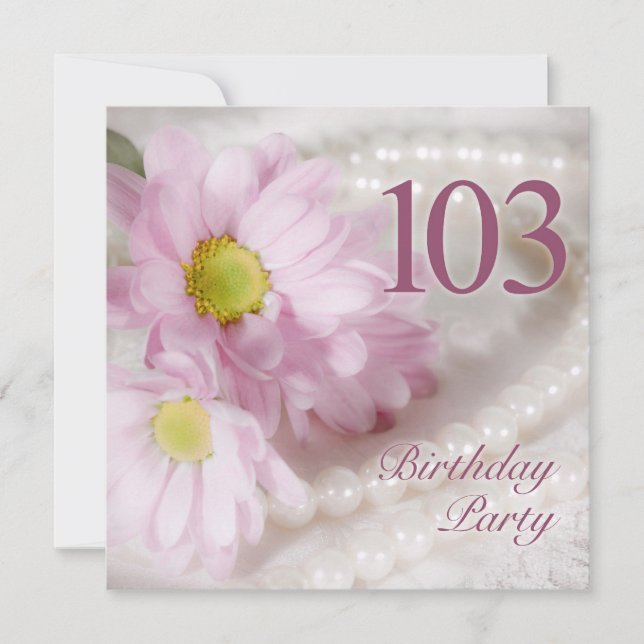 103ª invitación a la fiesta de cumpleaños con mari (Anverso)
