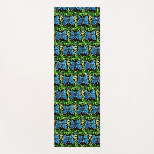 105 - Morpho Butterfly Yoga Mat (Anverso)