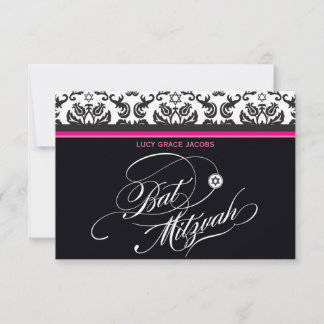 107TARJETAS DE RESPUESTA DE BAT MITZVAH :: ceremon