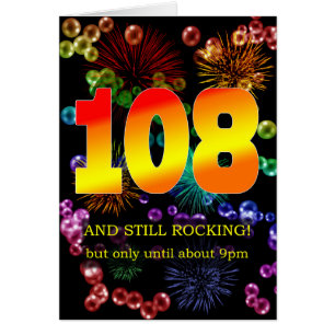 108.º Cumpleaños Aún Sacudiendo