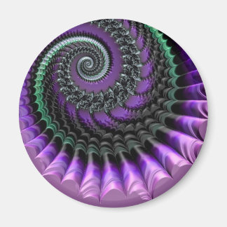 108-77 imán de espiral metálico morado y verde
