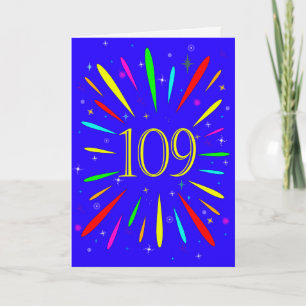 109.ª tarjeta de explosión de cumpleaños