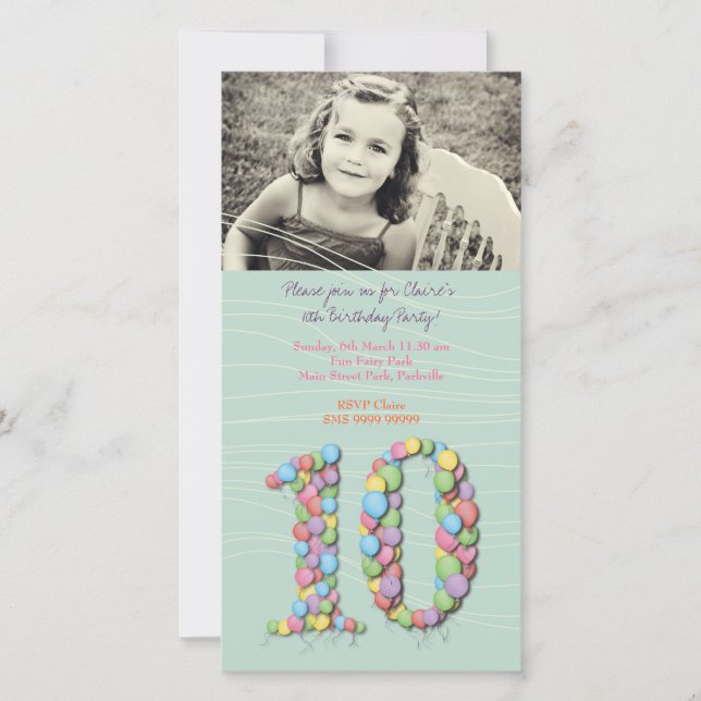 10.ª fiesta de cumpleaños (Anverso)