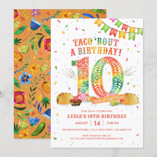 10.ª Invitación a la Fiesta de Cumpleaños