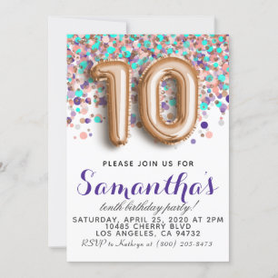 10.ª Invitación de Rosa a los cumpleaños