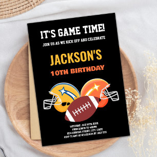 10.ª invitación para el cumpleaños del fútbol amar