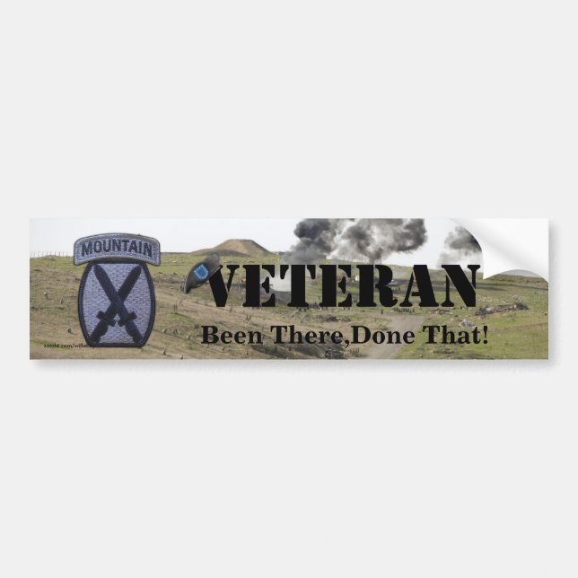 10.ª pegatina de los veteranos de la división de m (Frente)