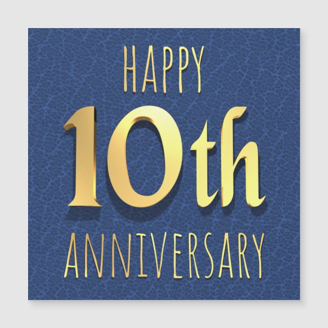 10.º aniversario (Anverso)