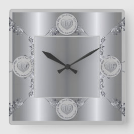 10.º reloj de pared del aniversario de Tin Boda