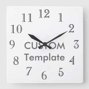 10,75" grande de encargo el reloj de pared