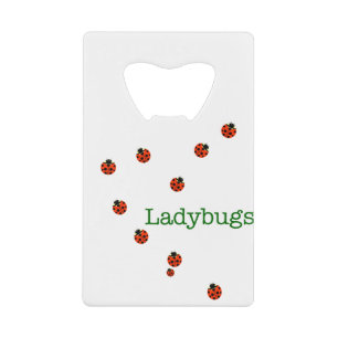 10 abrebotellas de tarjeta de crédito para ladybug