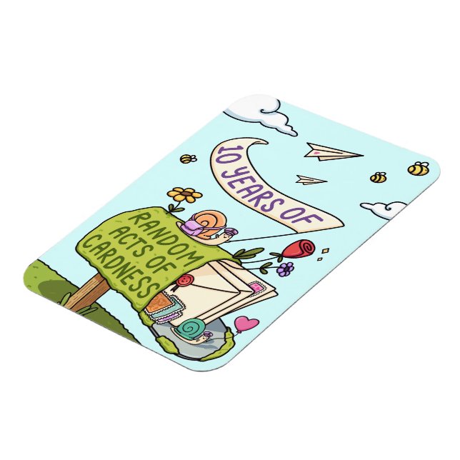 10 años de actos aleatorios de imán cardíaco (Lado Izquierdo)