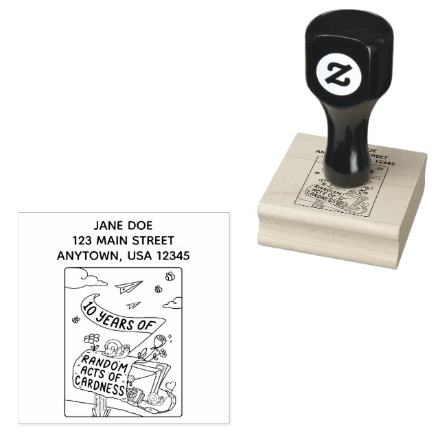 10 años de actos aleatorios de negligencia y sello (Sellado)