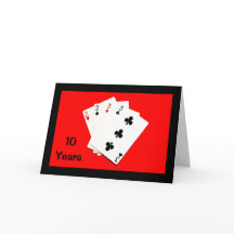 ¡10 años es un gran trato! Tarjeta de aniversario