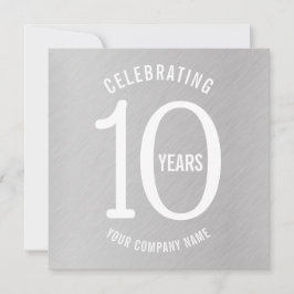 10 años invitaciones a fiestas de aniversario corp