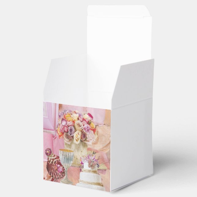 10 cajas favoritas con el motivo del pastel Boda (Abierto)