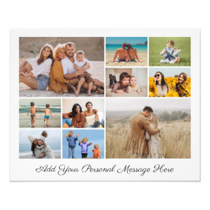 10 Collage de fotos Añadir Un Saludo Foto Ampliaci