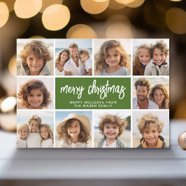 10 Collages de fotos - Feliz Navidad estribos retr