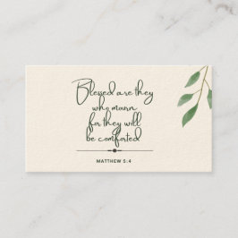 10 días de escrituras Verse tarjetas | Mateo 5:4