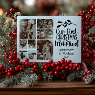 10 Foto Minimista Nuestra Primera Navidad Casada