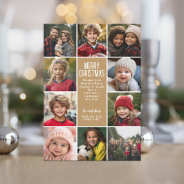 10 Frontera de fotos - Feliz Navidad Herringbone