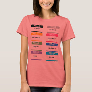 10 hola mi nombre es camisetas de los colores de