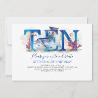 10 Invitación de cumpleaños al Parque Marino del M