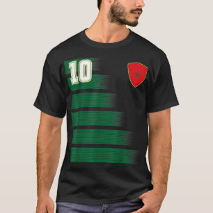 10 M de la camiseta de la selección marroquí de fú