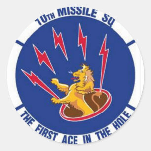 10 Pegatina de Escuadrón de Misiles Fuerza Aérea d