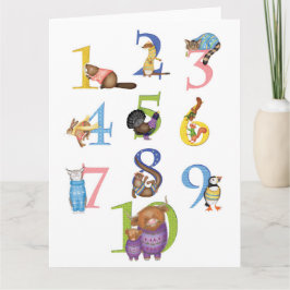 10 Tarjeta en blanco para animales escoceses