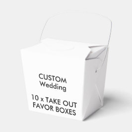 10 x Boda personalizada SACAR CAJAS FAVOR