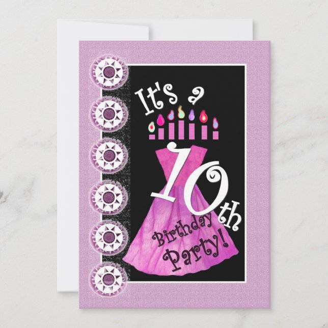 10ma plantilla W1174 del vestido del ROSA de la (Anverso)