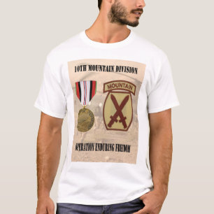 10mo Camisa de la división de la montaña