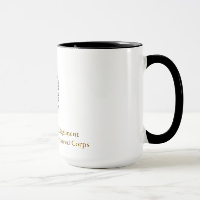 10mo Taza regimental del caballo ligero (Derecha)