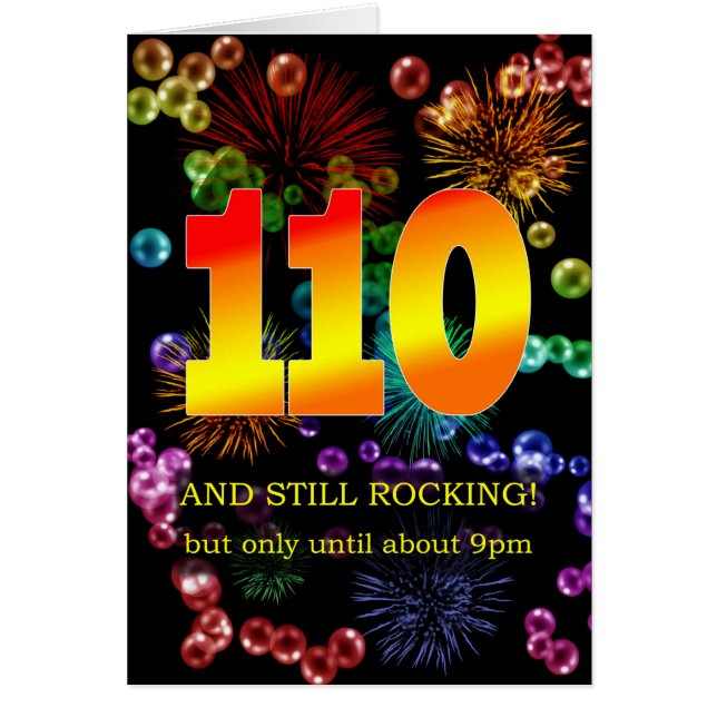 110.º Cumpleaños Aún Sacudiendo (Frente)
