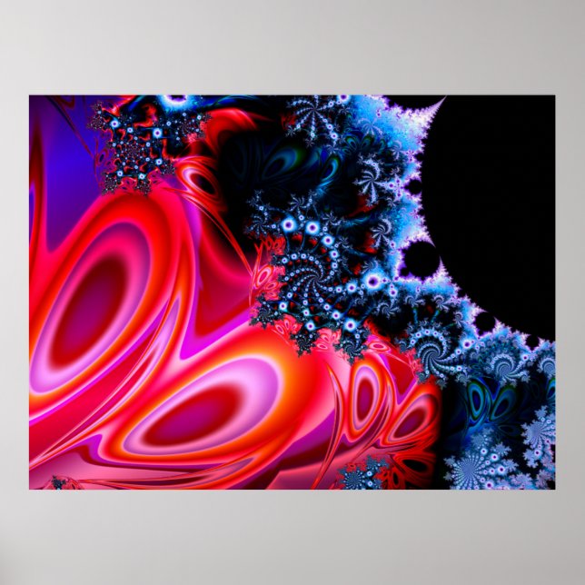 1113mz1b0305 Poster de arte fractal (Frente)