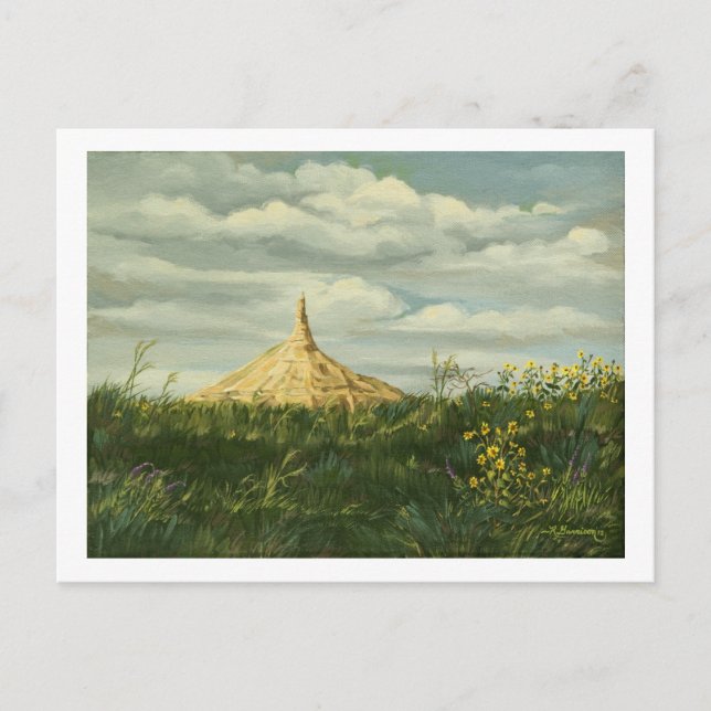 1170 Tarjeta postal para el paisaje de roca de chi (Anverso)
