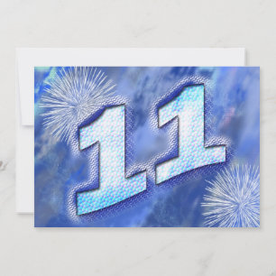 11.ª invitación a la fiesta de cumpleaños