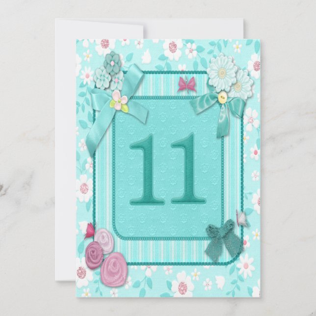 11.ª invitación a la fiesta de cumpleaños (Anverso)