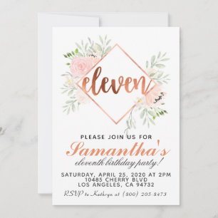 11.ª Invitación de Rosa a los cumpleaños