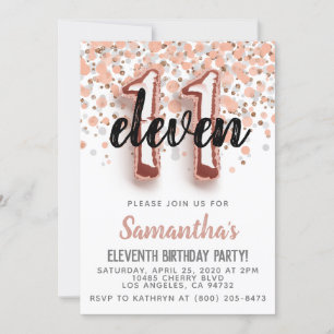 11.ª Invitación de Rosa a los cumpleaños