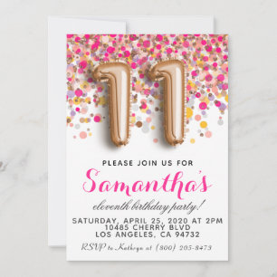 11.ª Invitación de Rosa a los cumpleaños