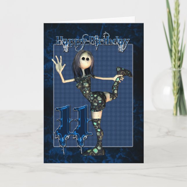 11.ª tarjeta de cumpleaños con Moonies H.I.P Rag D (Anverso)