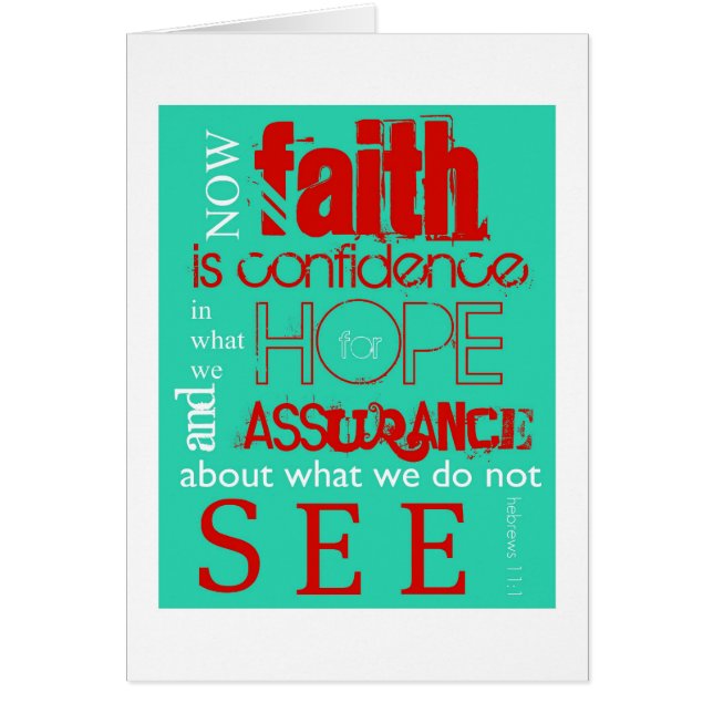 11:1 de los hebreos (Frente)