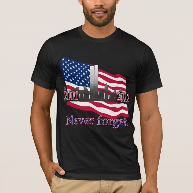 11 de septiembre de 10 camiseta del aniversario (Anverso)