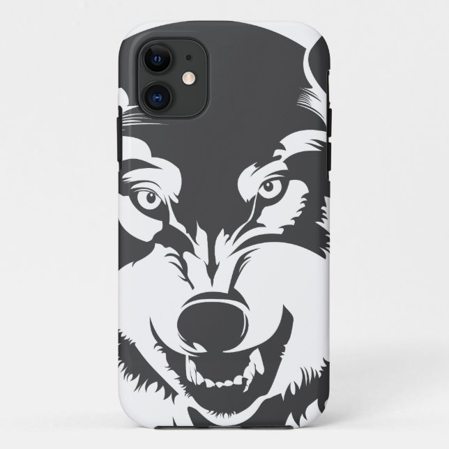 11 Funda para iPhone Case-Mate Cabeza de Lobo (Reverso)