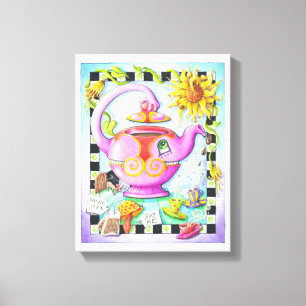 11"" IMPRESIÓN DE LA LONA X14 - ENOJADA SOBRE LA